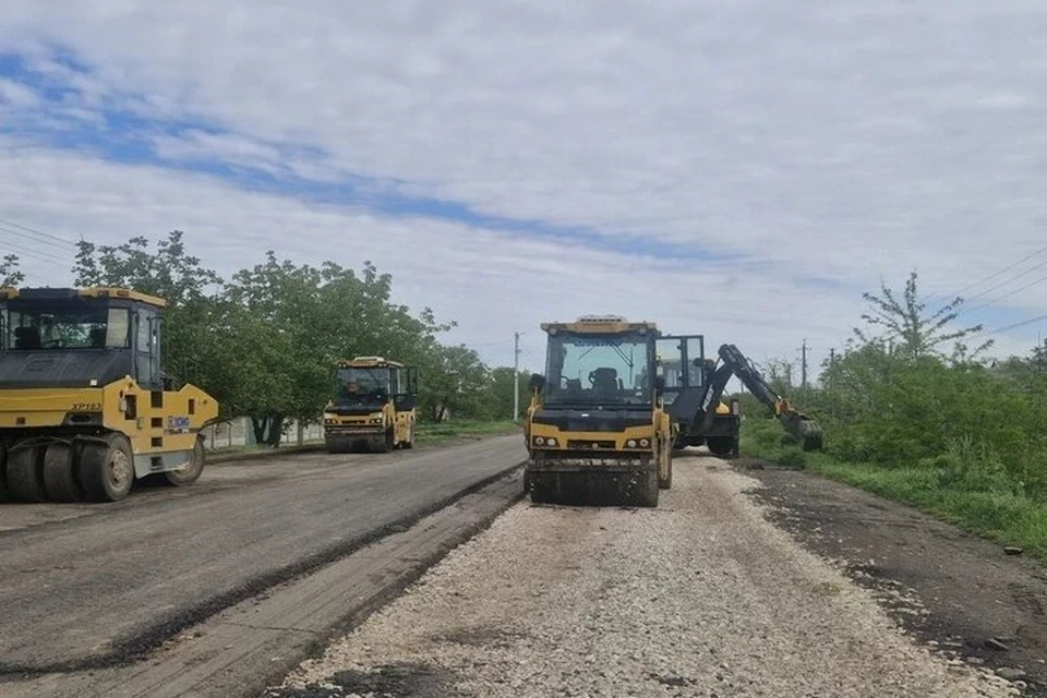 В Тавричанке ремонтируют три улицы. Фото: администрация Херсонской области