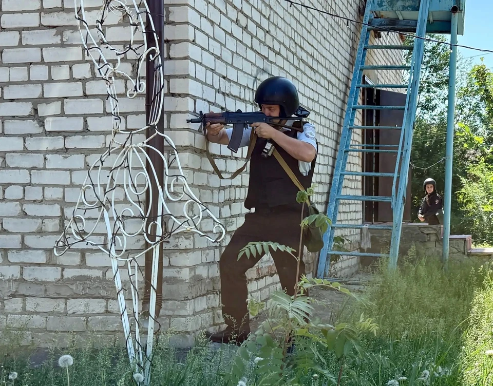 В Новоспасском районе ульяновские силовики тренировались бороться с террористами | ФОТО: УФСБ России по Ульяновской области