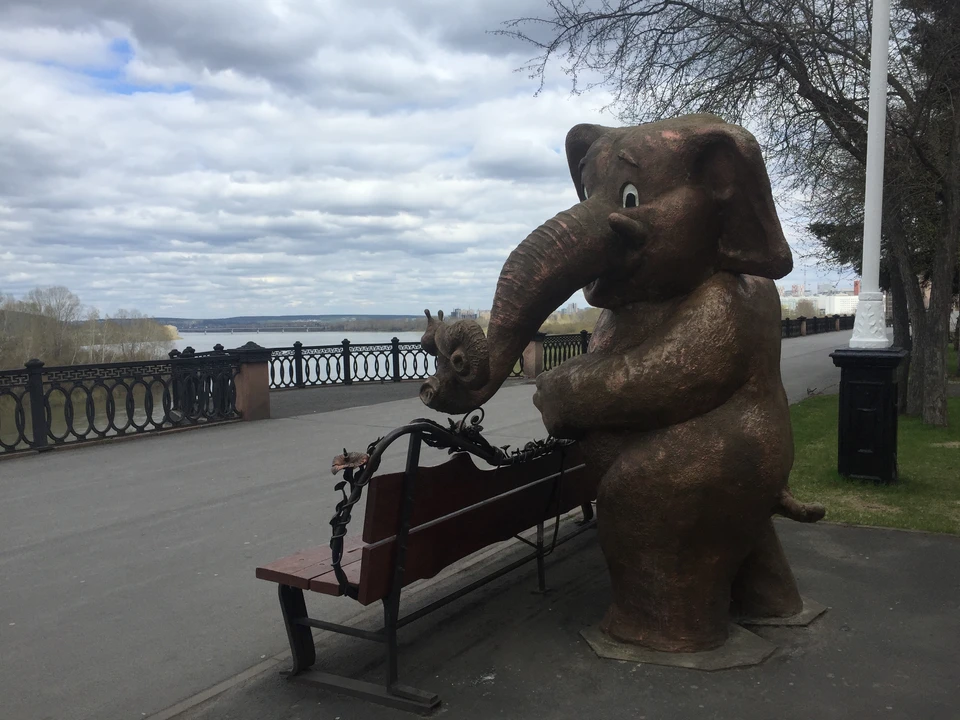 Кемерово. Вид на набережную