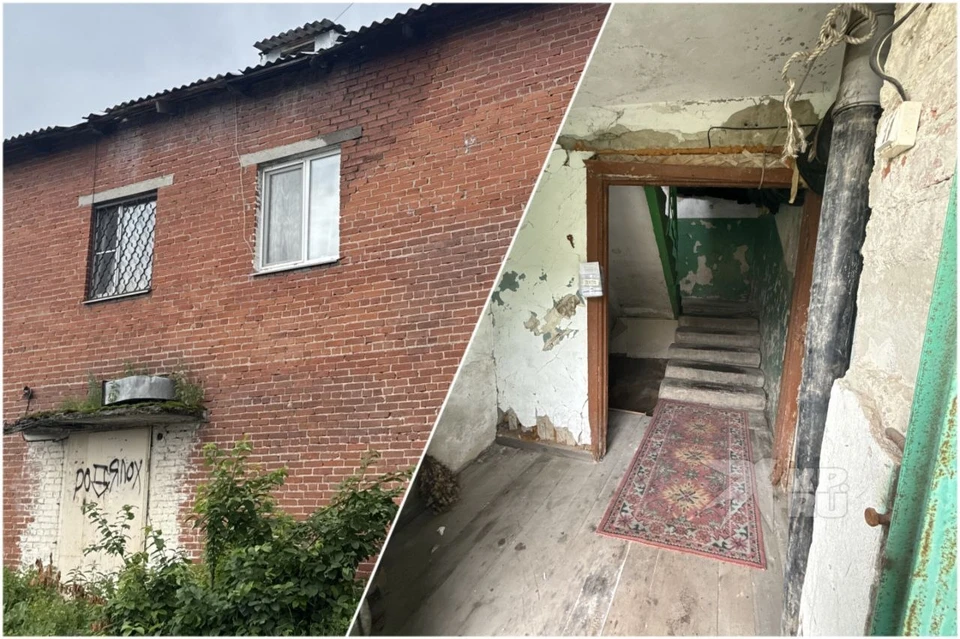 Подъезды и крыша дома в плачевном состоянии. Фото: читатель КП