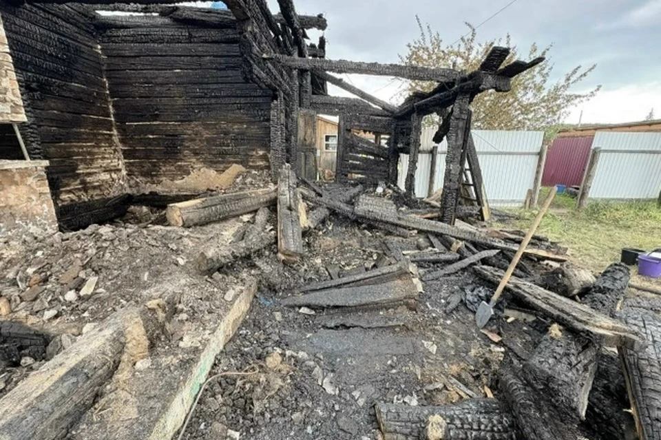 Жительницу Забайкалья арестовали за поджог дома, в котором погиб человек. Фото: СУ СКР Забайкалья.