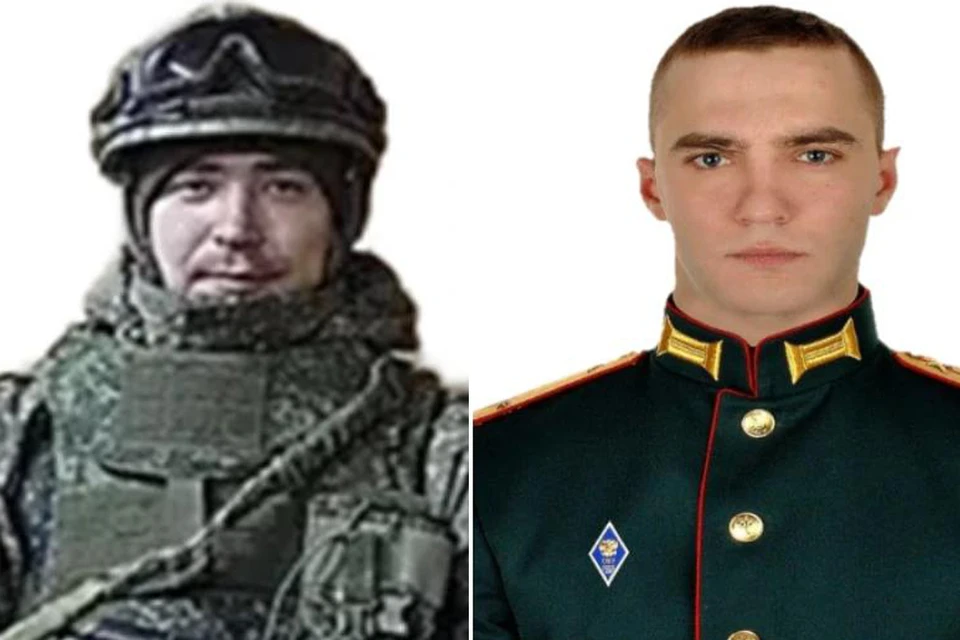 Ефрейтор Дмитрий Самматов и Старший лейтенант Вадим Слеменев