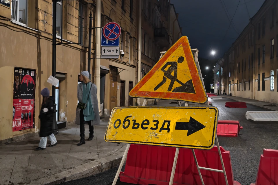 Параллельно на трассе реализуется строительство линии электроосвещения