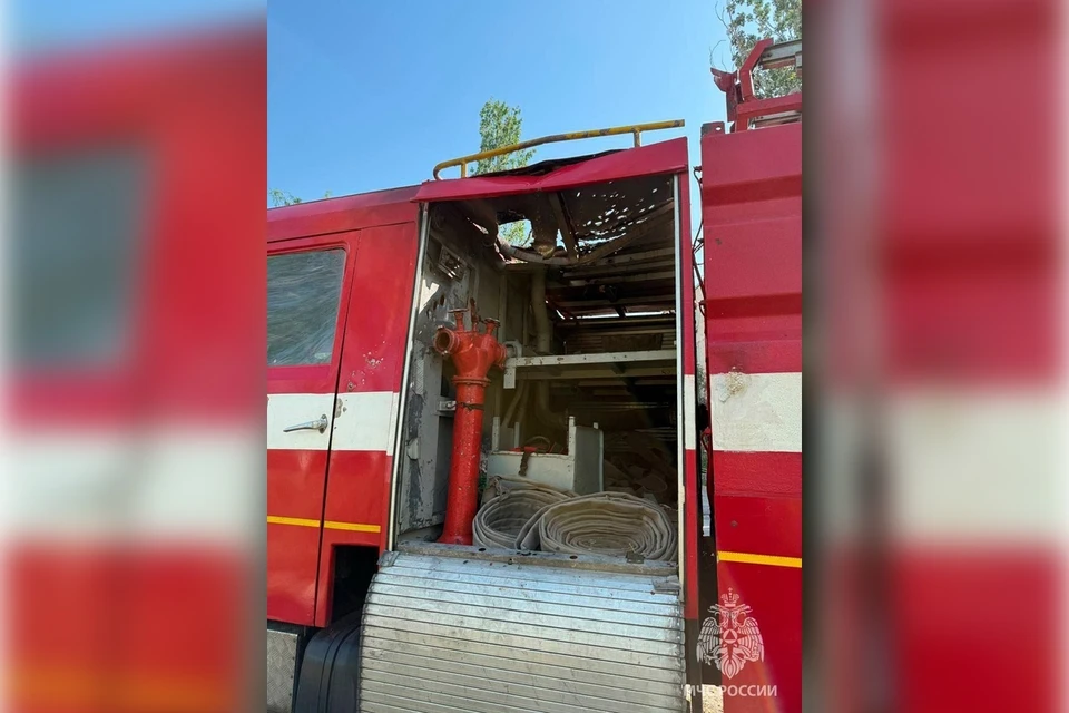 ВСУ то и дело обстреливают энергодарских пожарных. Фото: тг-канал Максима Пухова