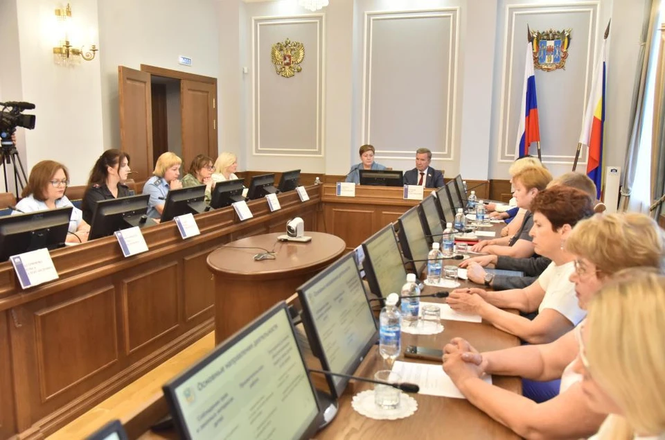 Депутаты и эксперты обсудили защиту прав детей на Дону. Фото: Заксобрание Ростовской области.