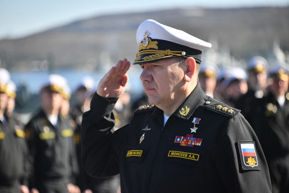 Главнокомандующий ВМФ РФ Александр Моисеев