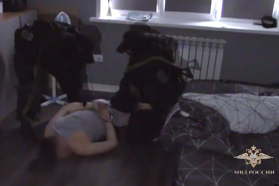 Кадр из видео МВД России