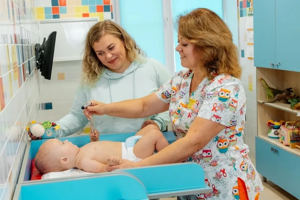 Мама спокойна, когда рядом «Здоровёнок». Фотоархив детской клиники "Здоровёнок".