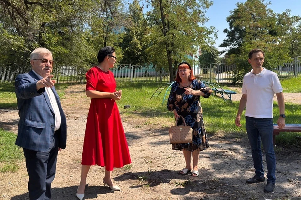 В Луганске в сквере Гагарина появится пространство для семейного отдыха