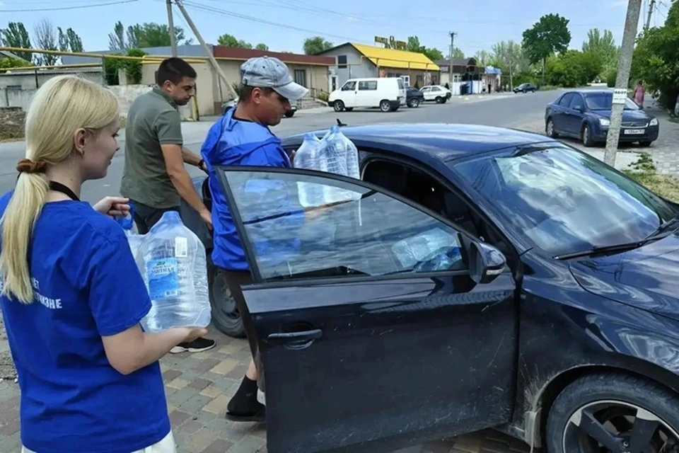 Уже почти две недели жители Каланчакского округа Херсонской области живут с перебоями в электроснабжении. Фото: MAX-канал Владимира Сальдо