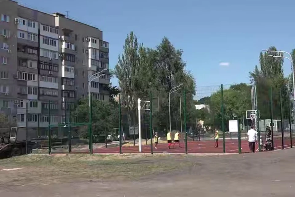 В Пролетарском районе Донецка формируют спортивный кластер. Фото: Соцсети Главы ДНР