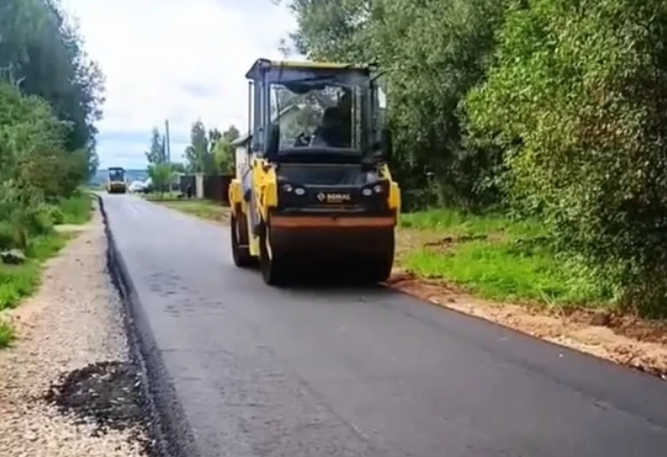 Новый асфальт.