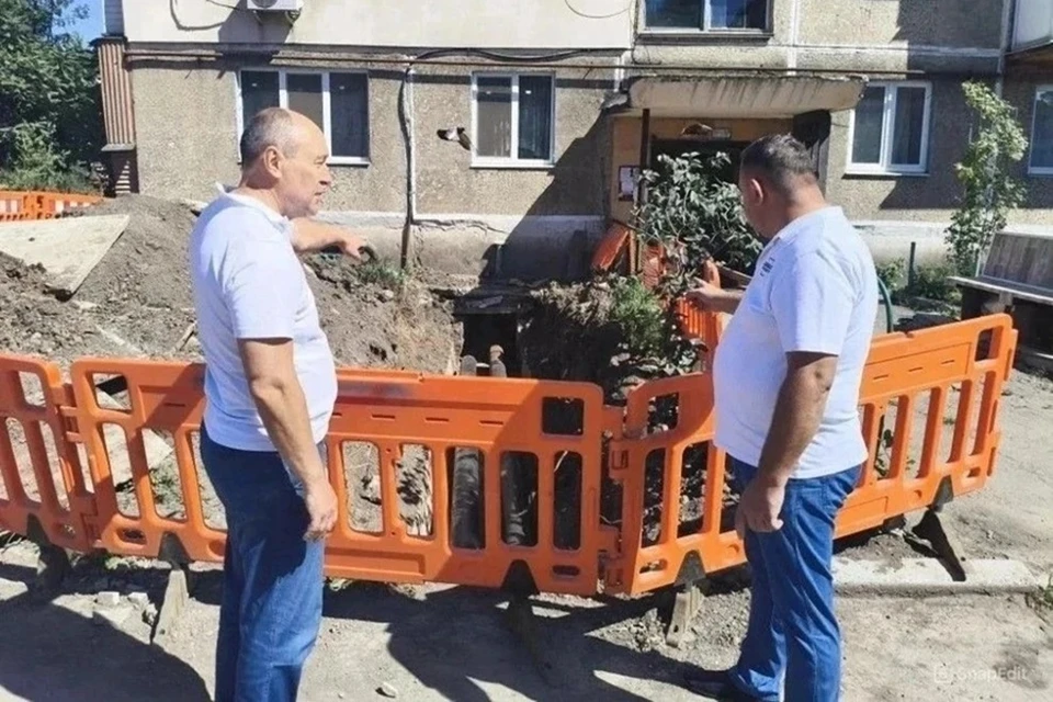 В преддверии отопительного сезона в Донецке меняют магистральные теплосети. Фото: Минстрой ДНР
