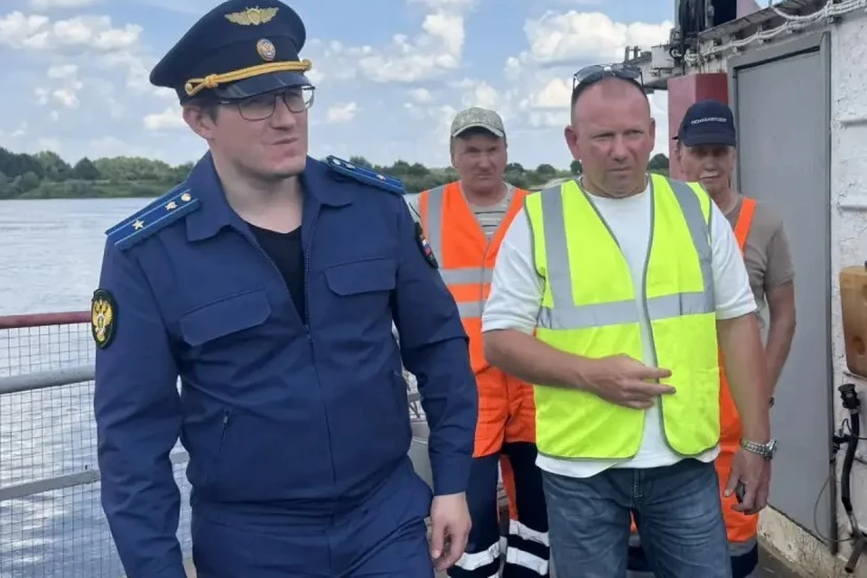На пароме через Оку в Касимовском округе нашли нарушения.