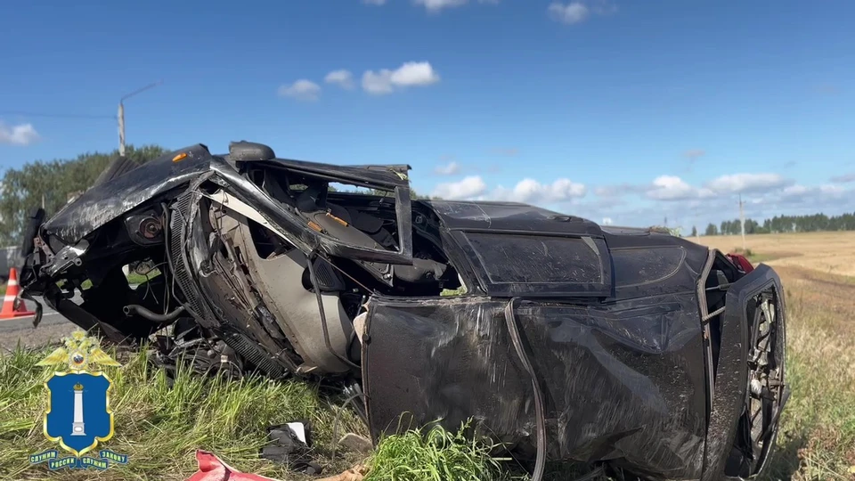 В смертельном ДТП на ульяновской трассе 26 августа погиб водитель Лады Калины | ФОТО: скриншот с видео