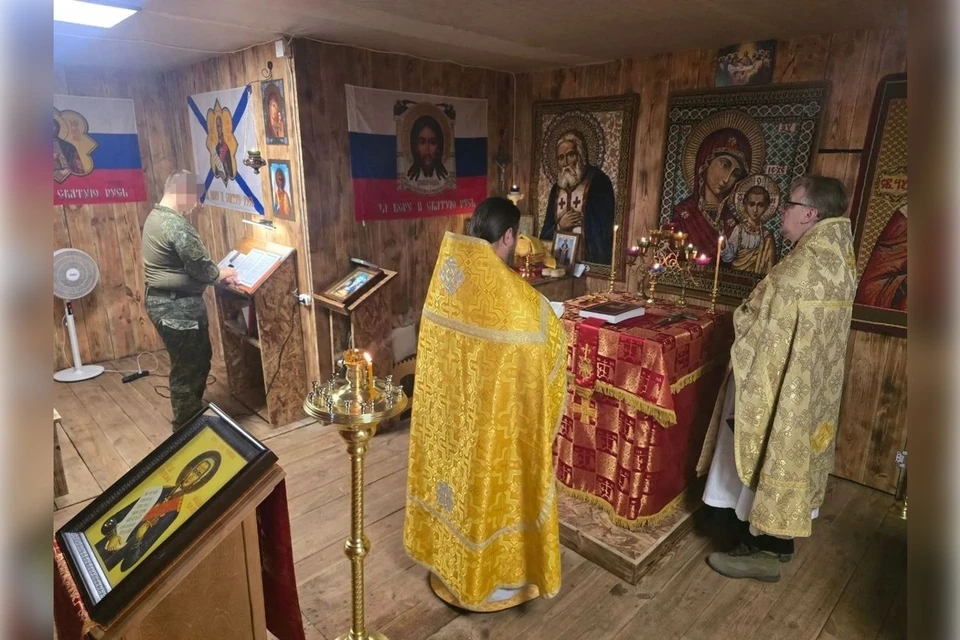 Блиндажные храмы стали важным местом для бойцов. Фото: Специальный гуманитарный центр Крымской митрополии