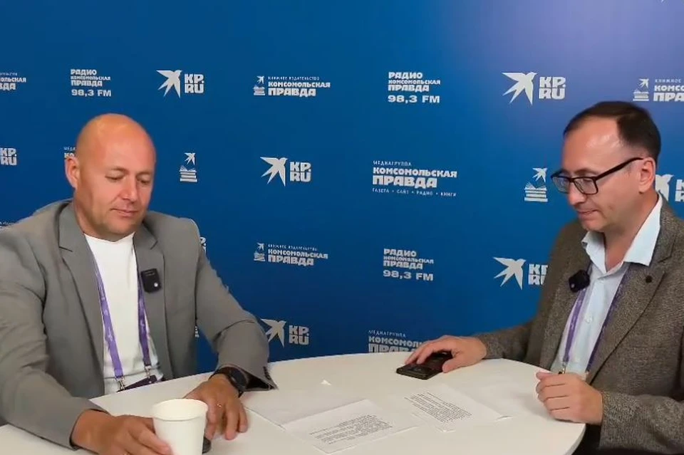 Денис Загребельный на «Технопроме-2026» в Новосибирске. Фото: КП-Новосибирск