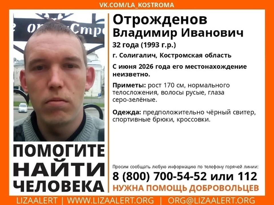 Фото: ДПСО "ЛизаАлерт" Костромской области