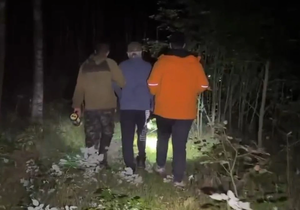 Пенсионера и его родственников спасли в лесу под Нижним Новгородом. ФОТО: Поисково-спасательный центр "Рысь"