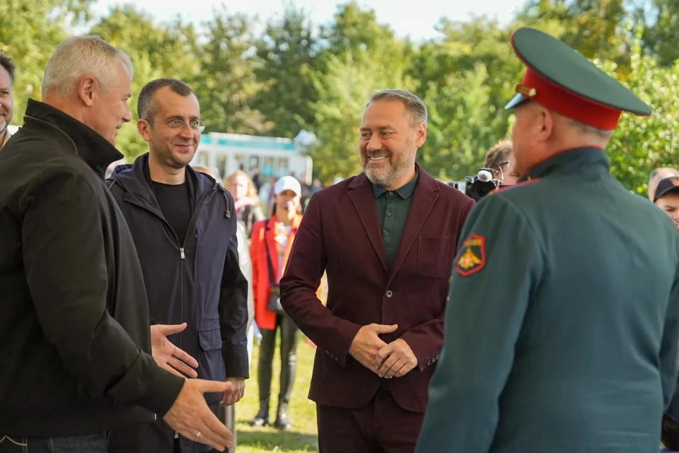 Александр Бельский высоко оценил Большой семейный фестиваль. Фото: max.ru/a_belsky