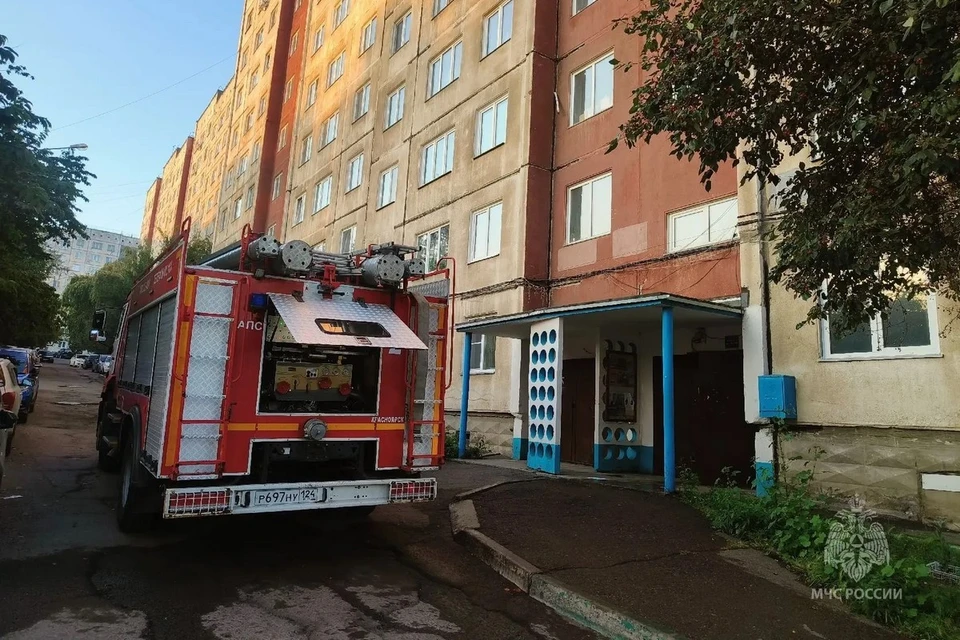 В Красноярске при пожаре погибла женщина-курильщица. Фото: МЧС