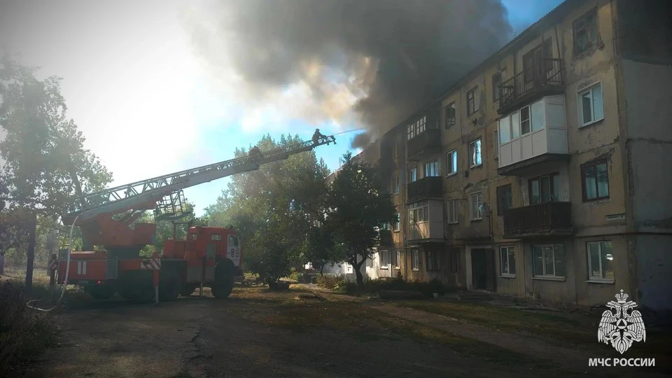 За сутки в ЛНР ликвидировано 38 пожаров. ФОТО: МЧС России