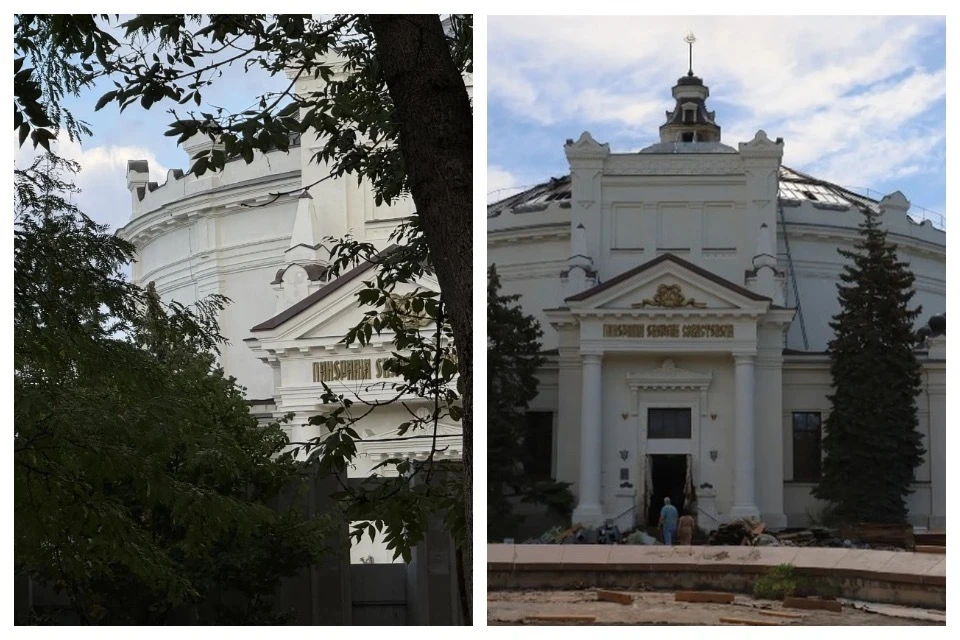 Панорама «Оборона Севастополя 1854–1855 гг.» пострадал от вражеской атаки. Фото: Музей обороны Севастополя/MAХ