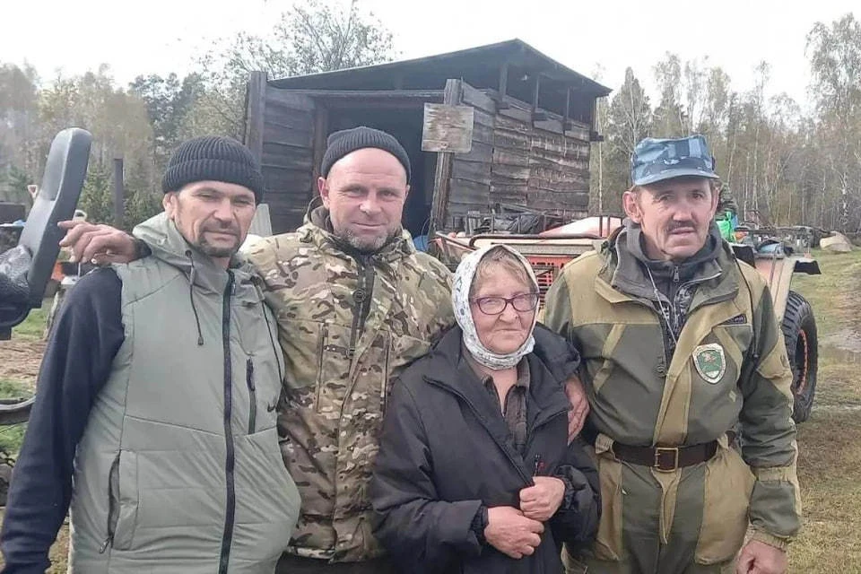 В Зиминском районе нашли потерявшуюся четыре дня назад в тайге пенсионерку. Фото: ГУ МВД по Иркутской области.