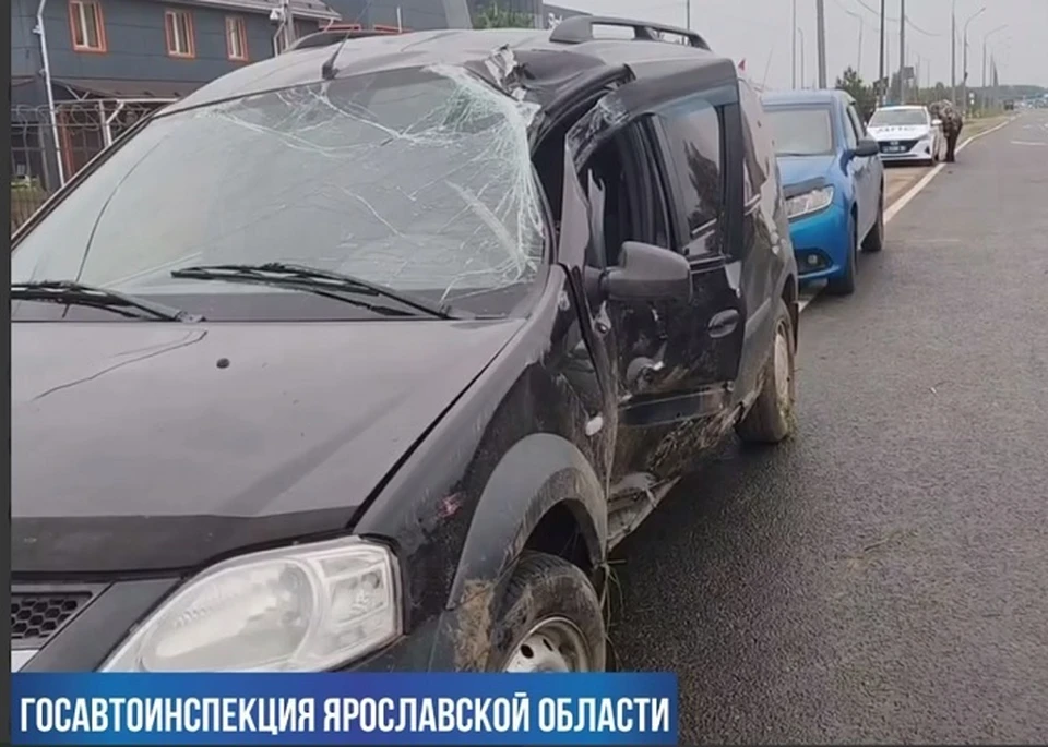 Место происшествия. Фото: госавтоинспекция Ярославской области