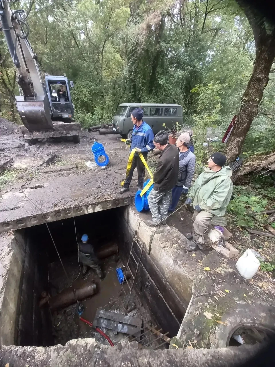Ремонт планируют закончить сегодня