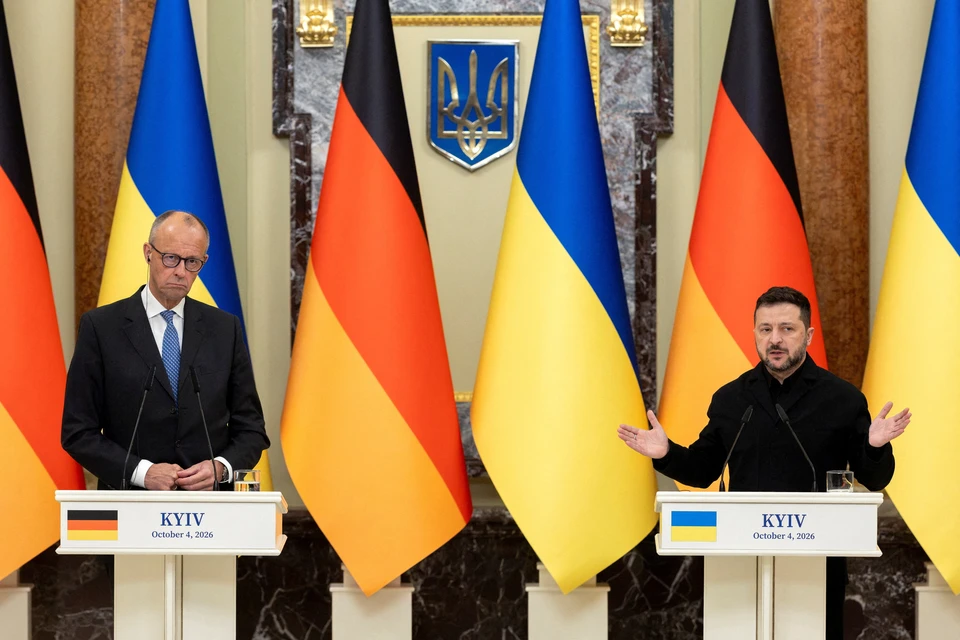 Фридрих Мерц и Владимир Зеленский