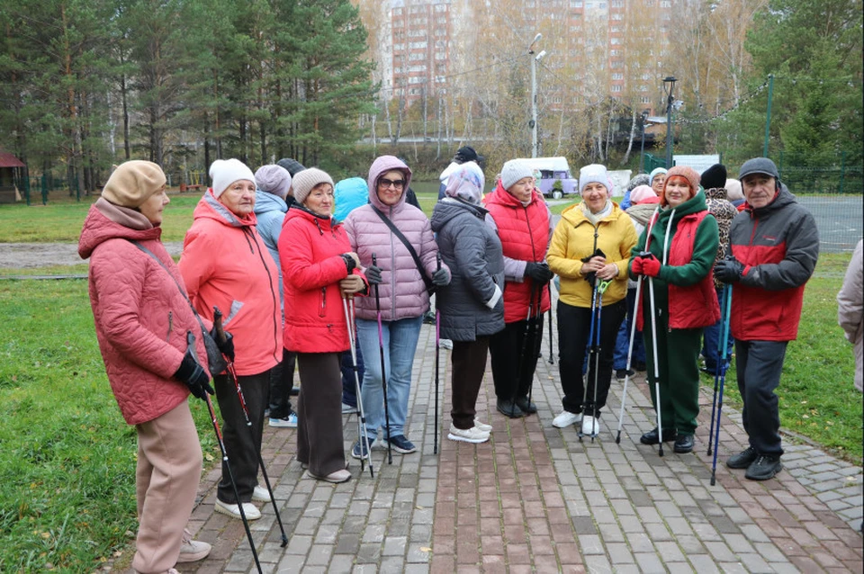 Центральным событием акции стала прогулка в парке отдыха рабочего поселка Кольцово. Фото: nso.ru