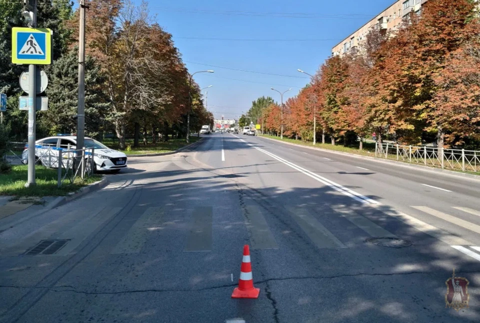 ДТП произошло на улице Мира на пешеходном переходе.