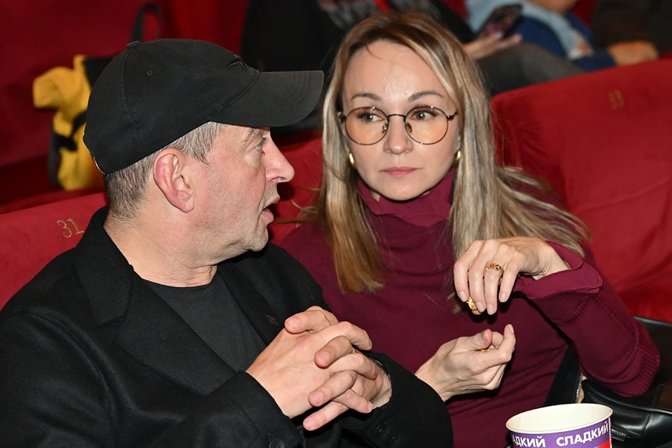 Константин Хабенский с женой Ольгой Литвиновой