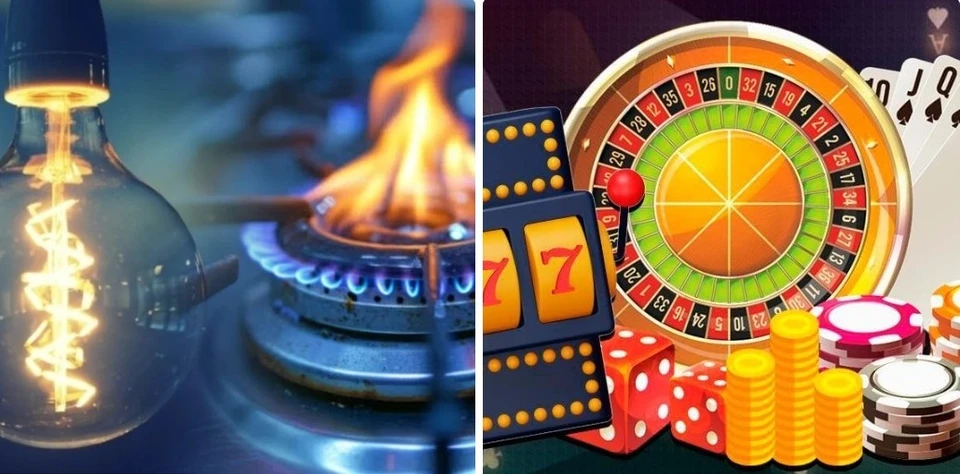 Азартные игры - 6% налог, газ и свет - 20%. Фото: Коллаж "КП"
