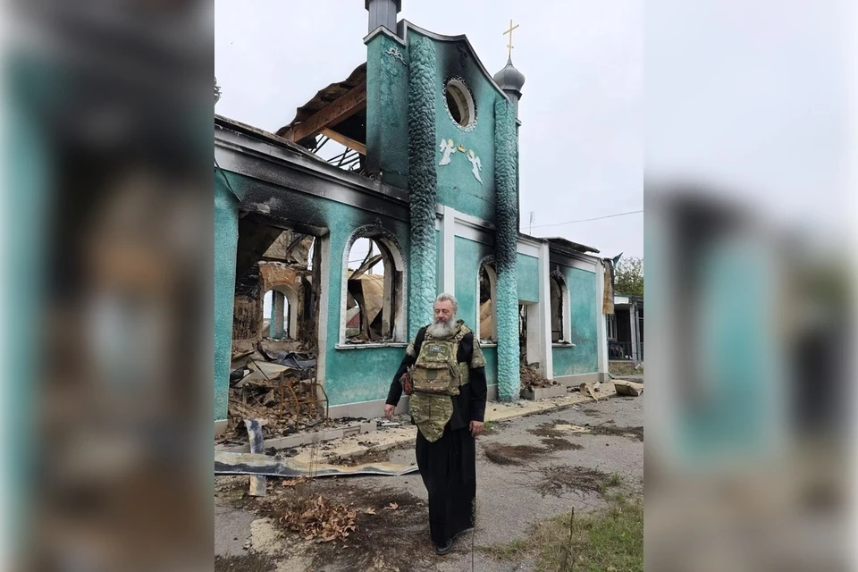 Обстрелами ВСУ сильно повреждены церкви в Алешкинском и Голопристанском округах. Фото: Специальный гуманитарный центр Крымской митрополии.