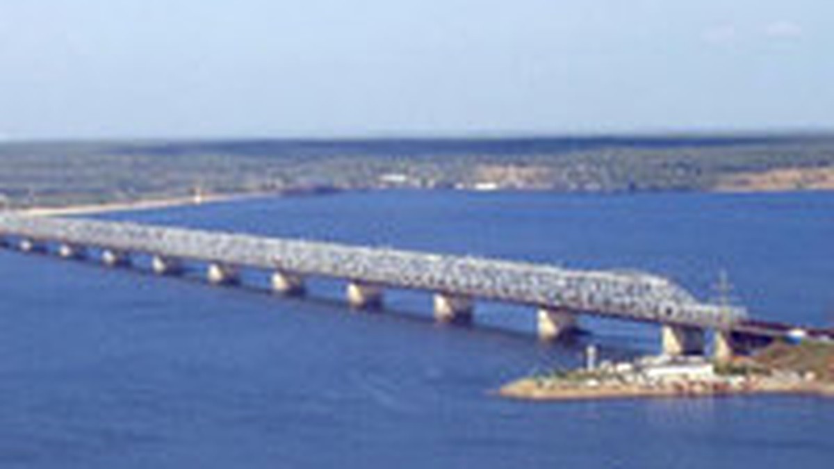 Ульяновск Фото Моста Через Волгу
