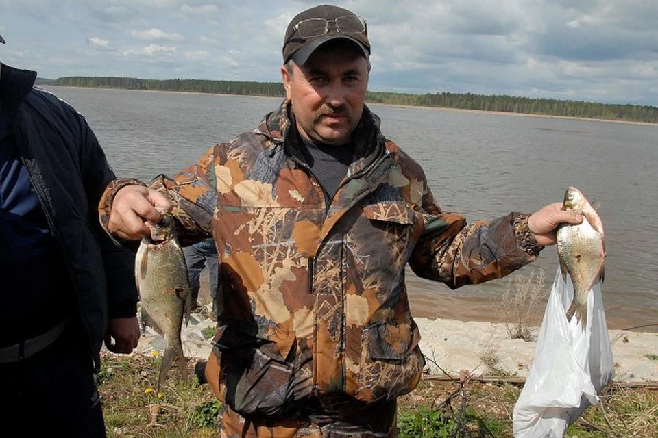 Такого леща наловили в Ильинском районе на реке Обва.