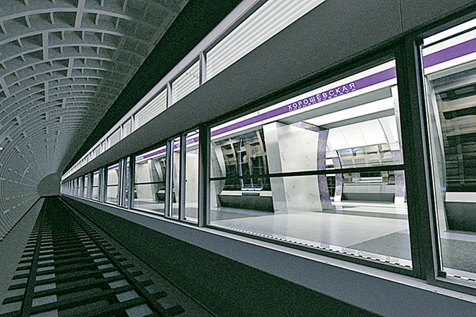 Перегородки планируют установить и на станции метро «Хорошевская», что построят на севере Москвы.