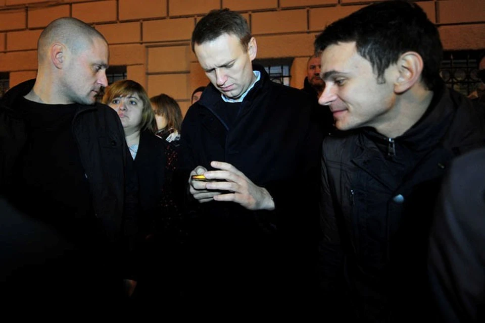 «Три богатыря» несистемной оппозиции: Сергей Удальцов, Алексей Навальный и Илья Яшин