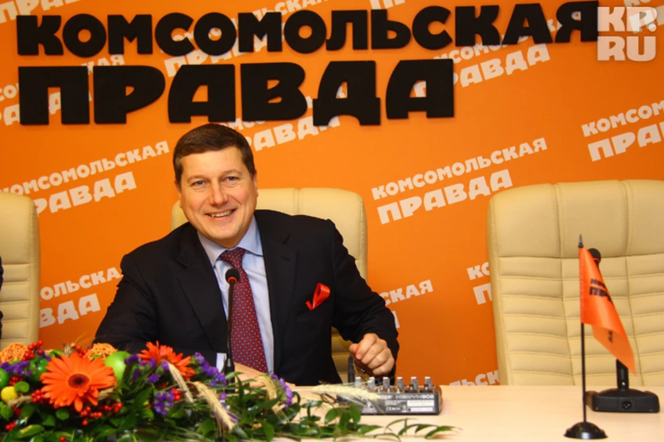 Олег Сорокин стал первым гостем нового пресс-центра "Комсомольская правда" в Нижнем Новгороде".
