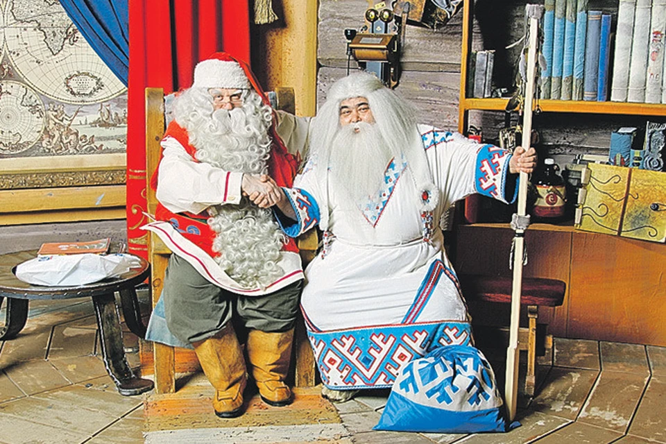 Ямал Ири (справа) в гостях у своего коллеги в Великом Устюге.