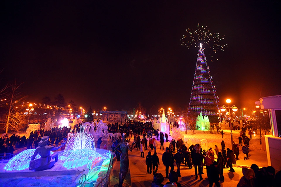 Новогодние праздники в Красноярске глазами фотографа