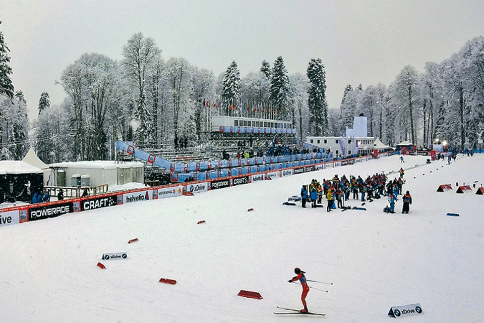 Лыжно-биатлонный комплекс «Лаура» станет одним из красивейших объектов Сочинских Игр