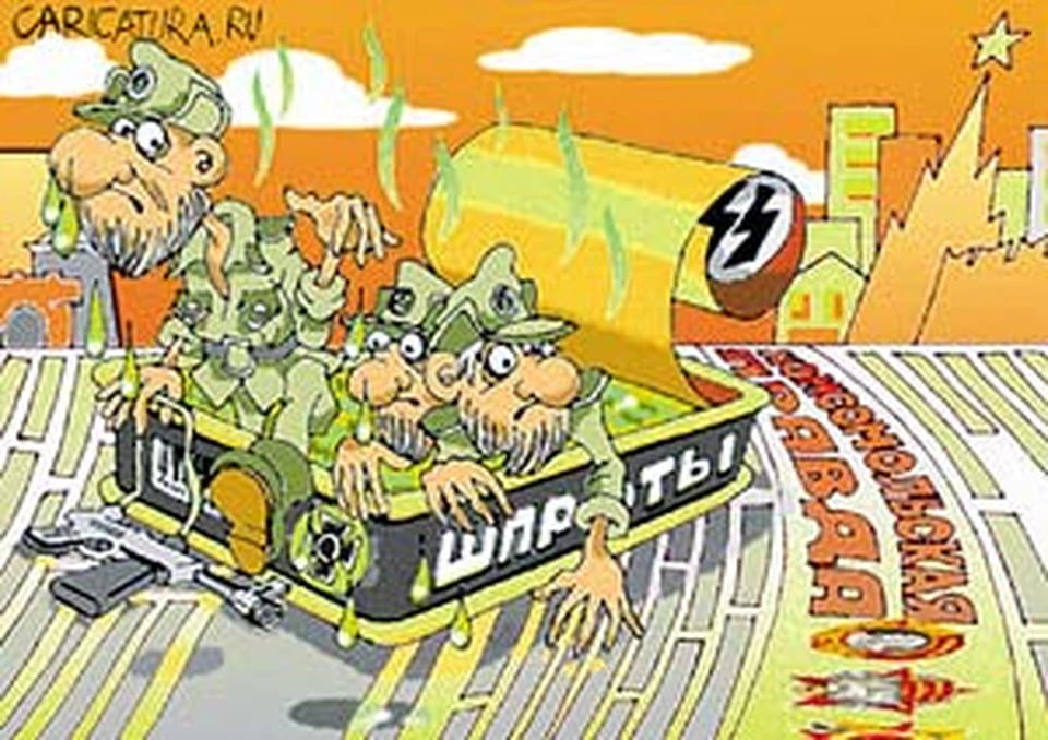 Художник-карикатурист Петр Тягунов подключился к акции по собственной инициативе и выставил эту свою работу в Интернете.