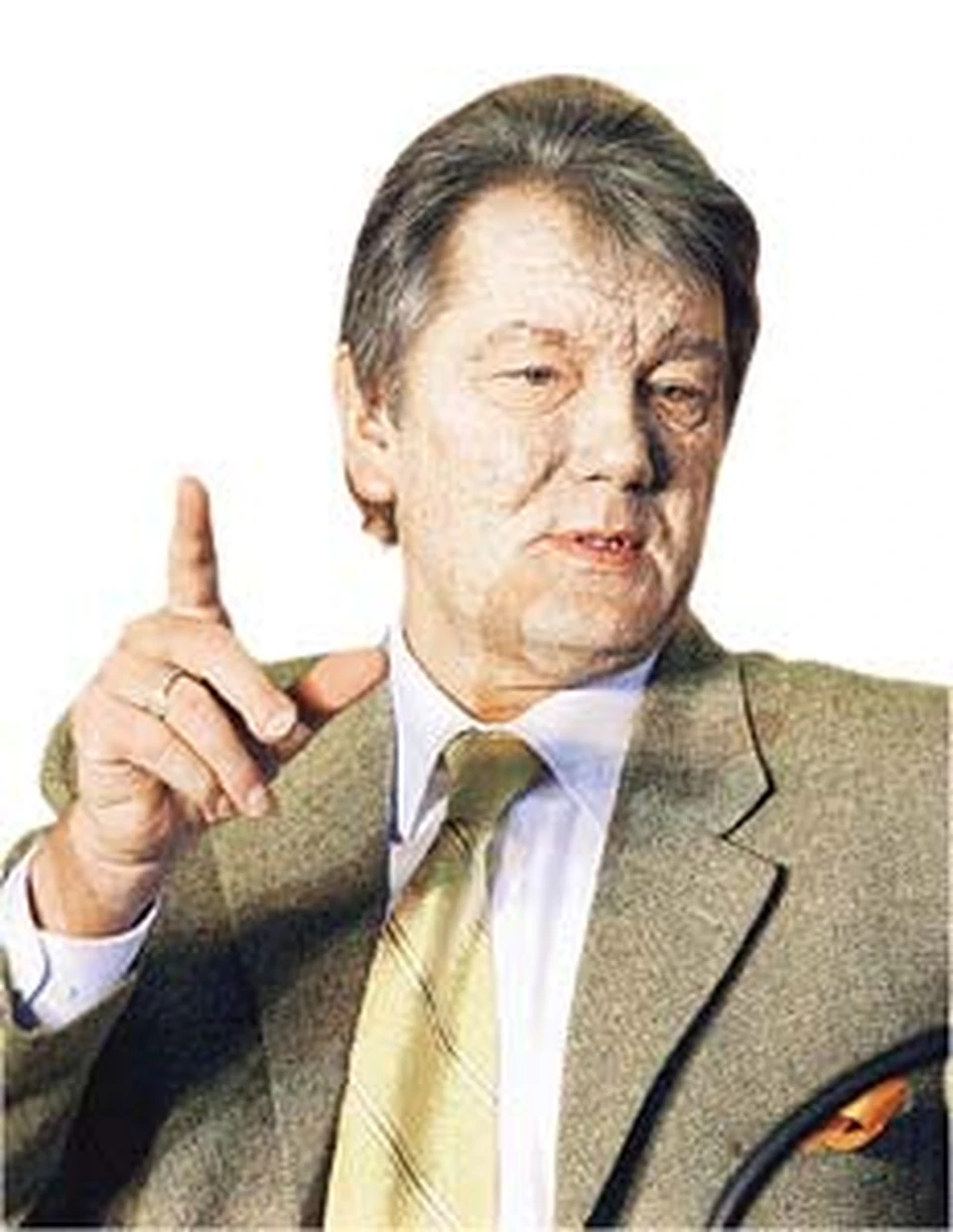 В. Ющенко: - А что такого? Светофоры же во всем СНГ не ГАИ, а Чубайс включает.