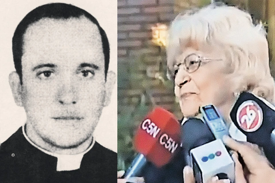 Сеньора Дамонте не может поверить, что влюбленный мальчишка из Буэнос-Айреса (на фото слева он уже постарше - обаятельному священнику Бергольо здесь 37 лет) стал самим Папой Римским!
