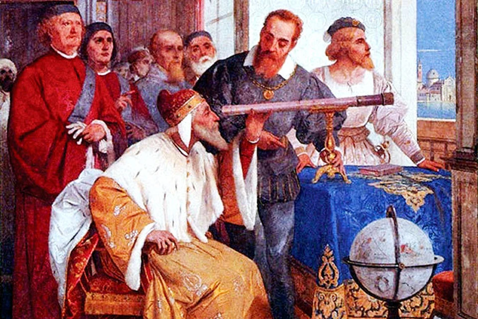 Первый телескоп Галилей продемонстрировал в 1609 году
