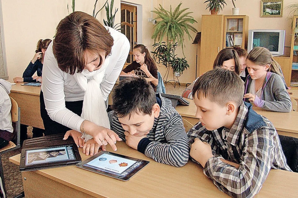 Для того чтобы поучиться на iPad, ребята приходили в школу даже во время каникул.