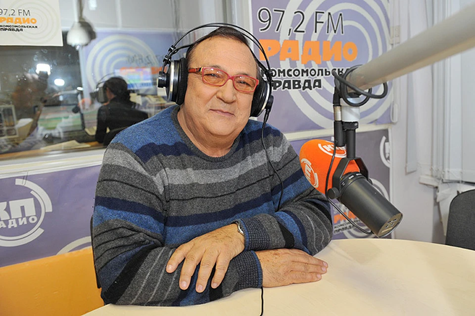 Итальянский певец Робертино Лоретти в гостях у радио и телеканала "Комсомольская правда"